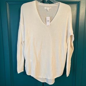 Lou & Grey for Loft white lightweight top